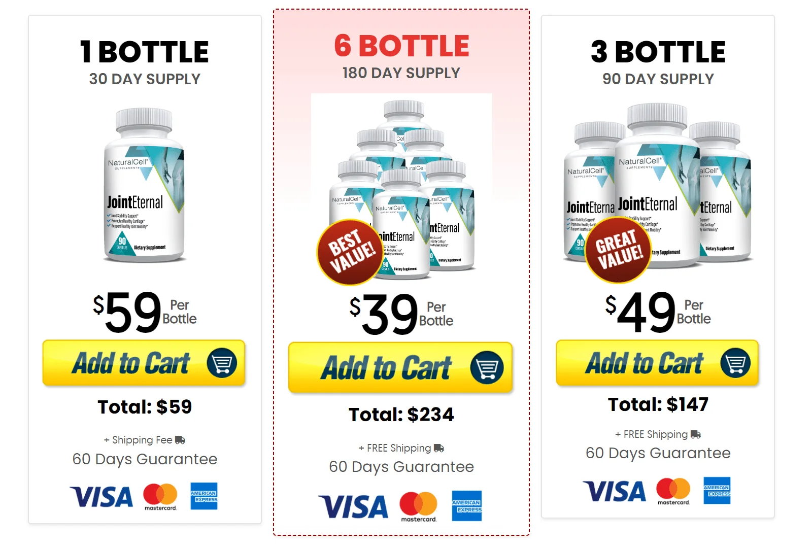 Joint Eternal pricing